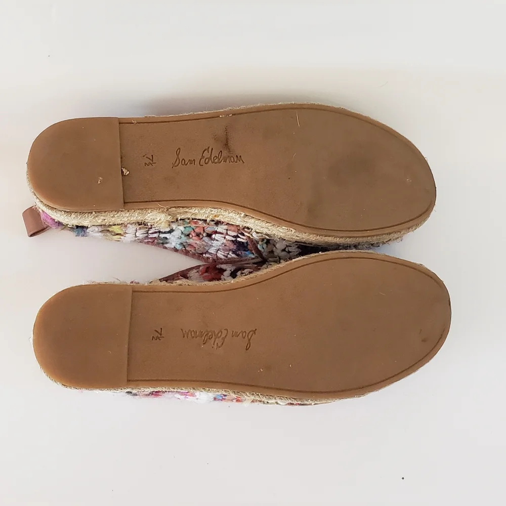 Sam Edelman Carrin Women's Multi colored Espadrille Size 7.5